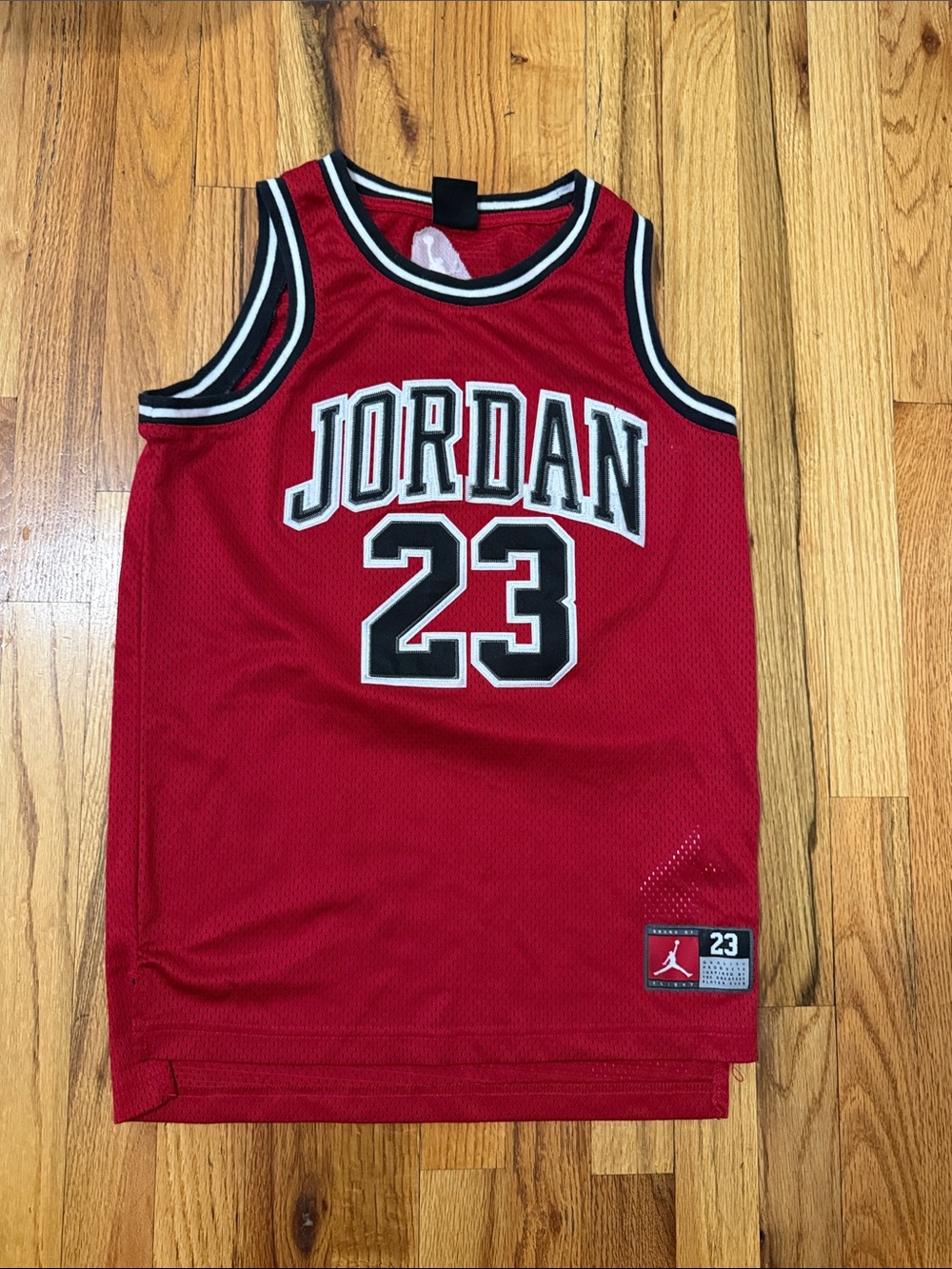 Jordan Red/Black/White #23 Basketball Jersey